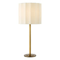 Noura Table Lamp Ivory & Bronze