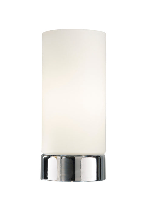 Owen Touch Table Lamp Polished Chrome Opal Glass (Multipack)