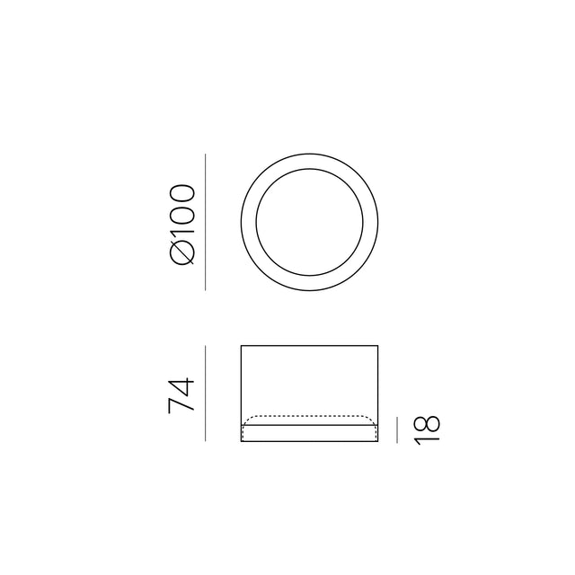 Tech Ceiling lamp