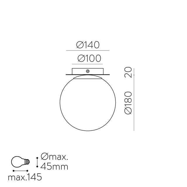 Parma Ceiling lamp
