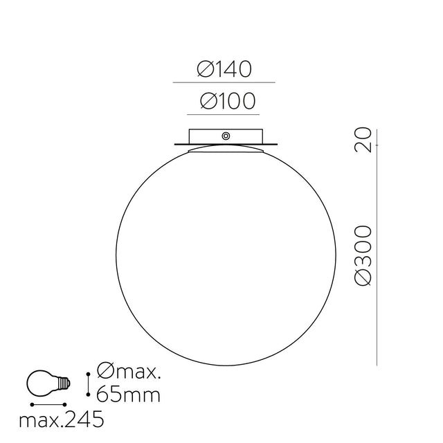 Parma Ceiling lamp