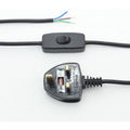 3 Core Black Switch Lead
