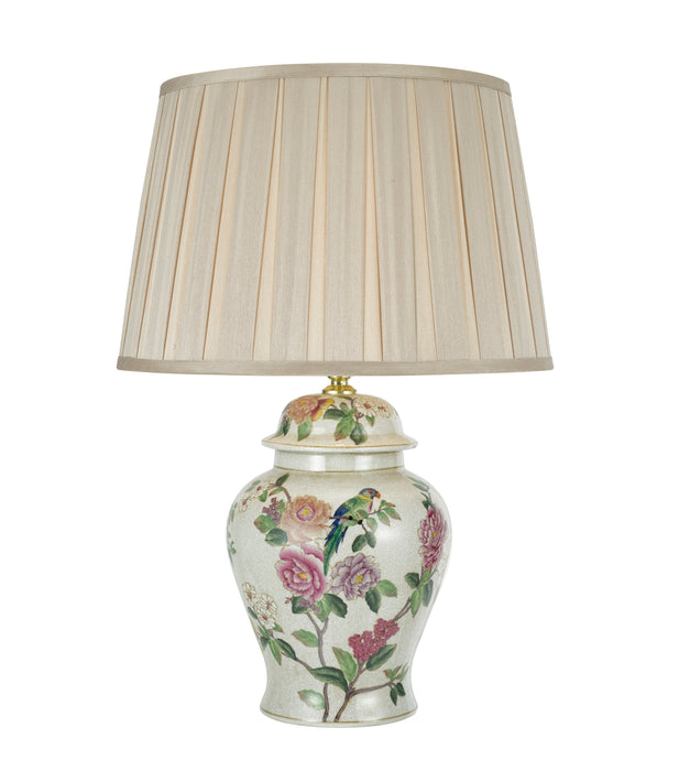 Peony Table Lamp Floral Design Base Only