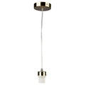 1 Light Antique Brass E27 Suspension