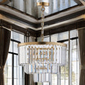 7L Lazio Brushed Brass Pendant