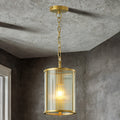 Carter Ribbon Glass Pendant