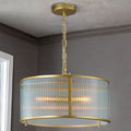 Carter Ribbon Glass Pendant