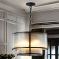 Carter Ribbon Glass Pendant