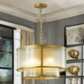 Carter Ribbon Glass Pendant