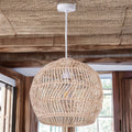 Harvest Rattan Pendant - Natural Finish