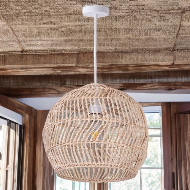 Harvest Rattan Pendant - Natural Finish