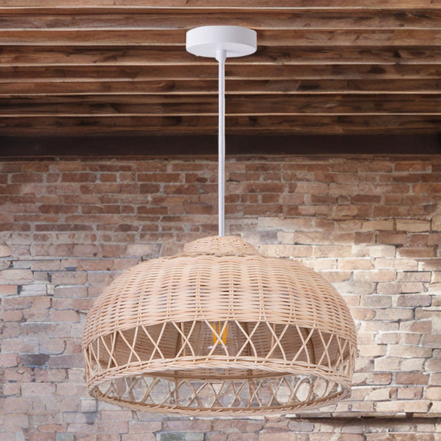 Harvest Rattan Pendant - Natural Finish