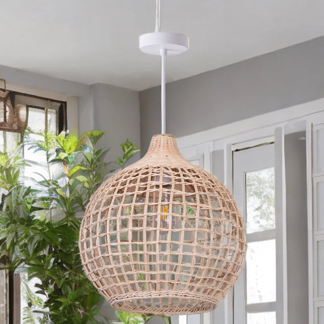 Harvest Rattan Pendant - Natural Finish
