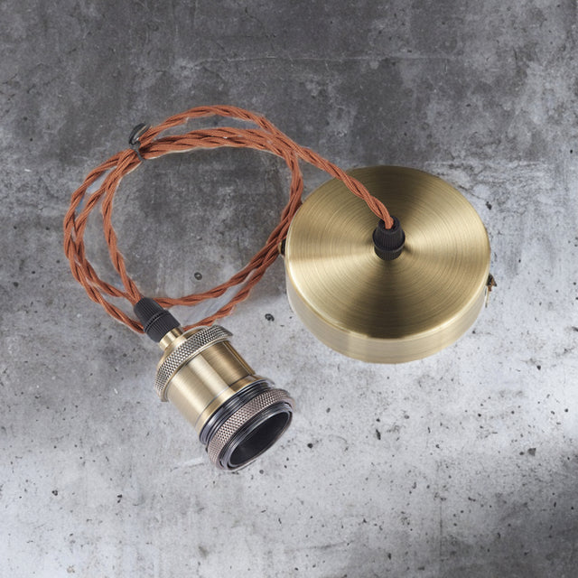 Satin Nickel Braided Cable Suspension