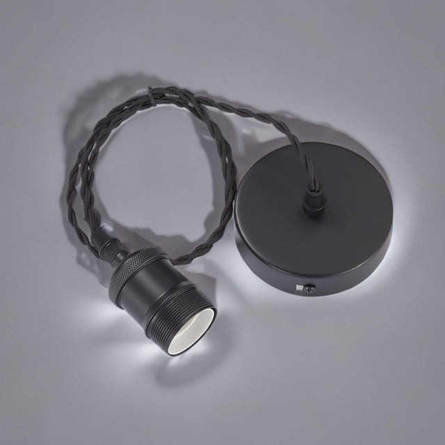 Black Braided Cable Suspension