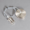 Satin Nickel Braided Cable Suspension