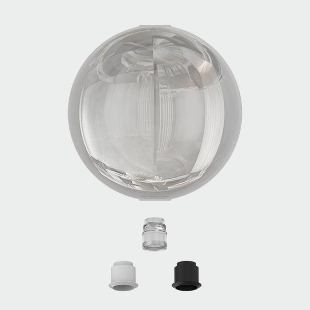 Pipe Slim Tulip Transparent Ball Ø200 mm Deco Kit