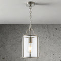 Satin Nickel Hadley Round Lantern
