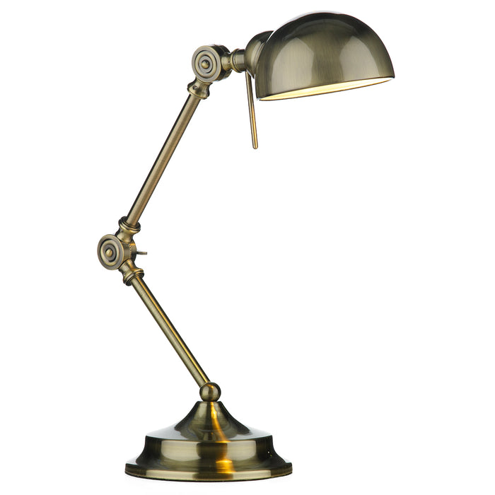 Ranger Task Table Lamp Antique Brass