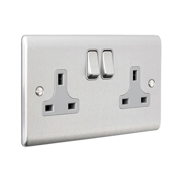 13A 2G DP Switched Socket