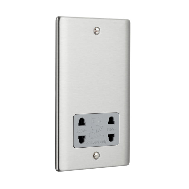Dual Voltage Shaver Socket