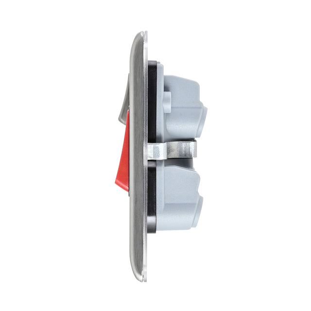 45A DP Cooker Switch with 13A Socket with Neon