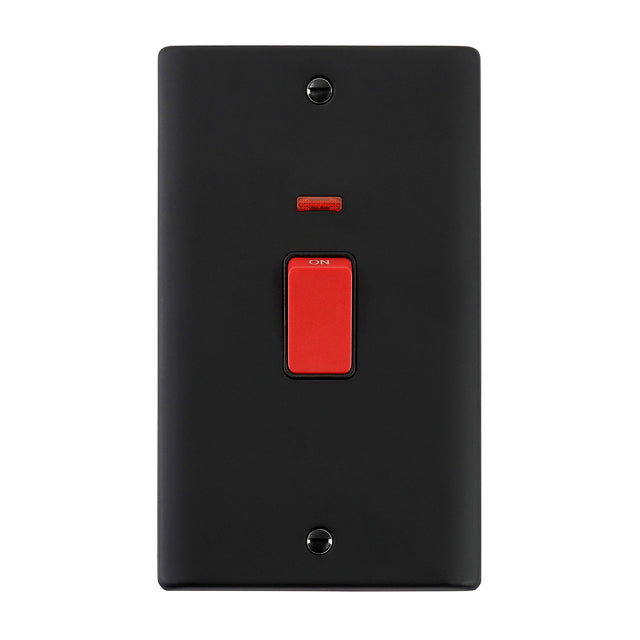 45A Large Plate DP Switch with Neon