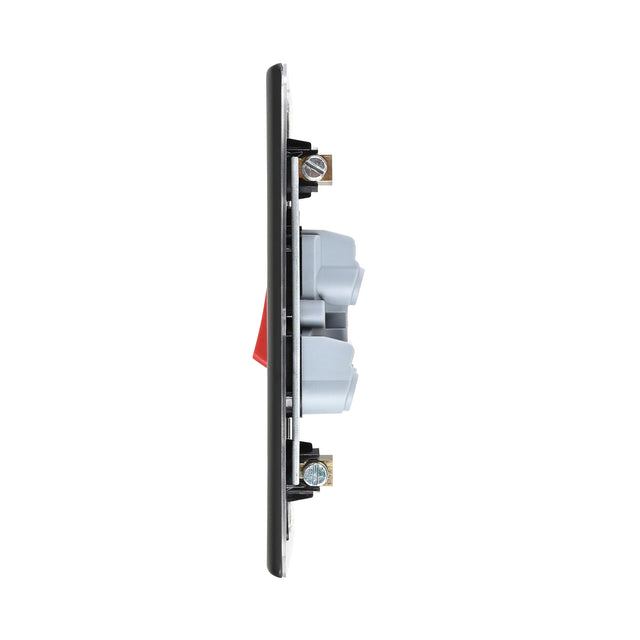 45A Large Plate DP Switch with Neon