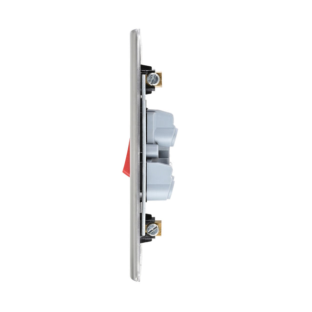 45A Large Plate DP Switch with Neon