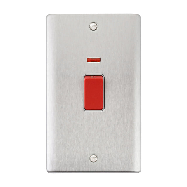 45A Large Plate DP Switch with Neon