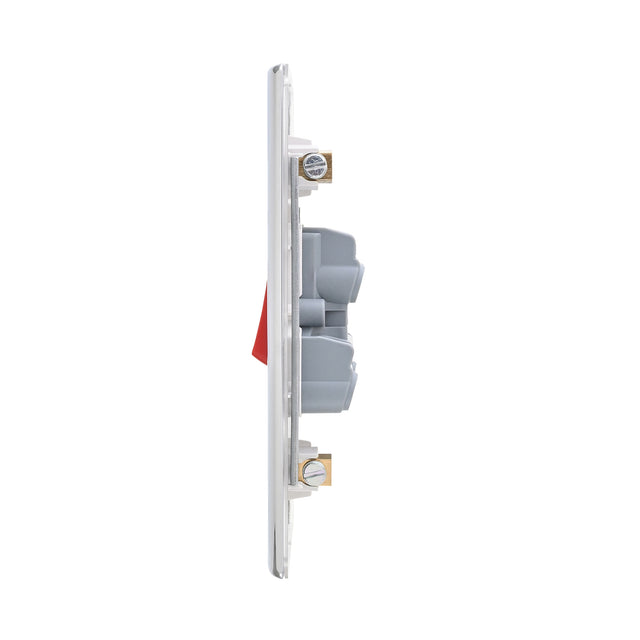45A Large Plate DP Switch with Neon