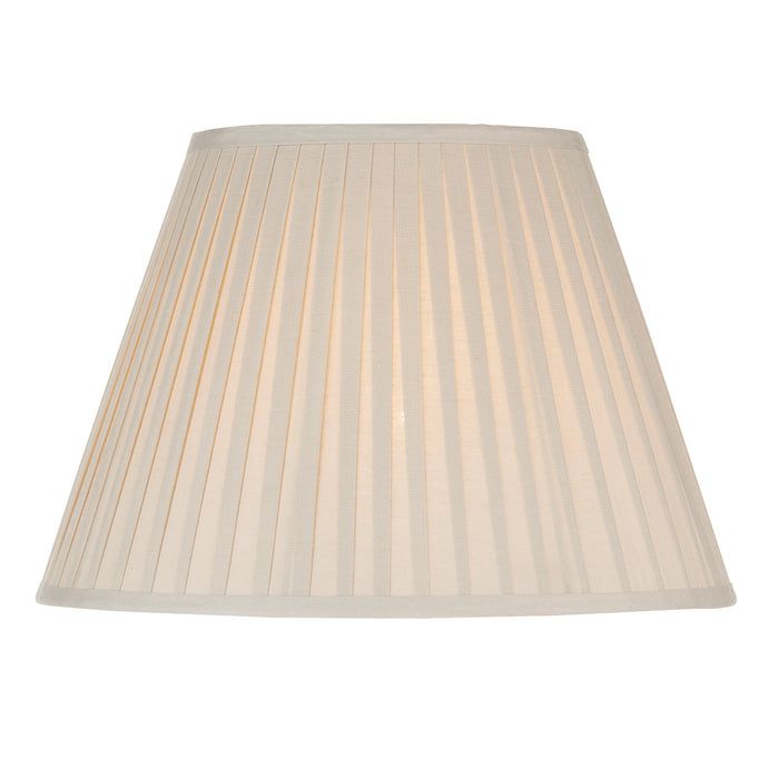 S1098 Taupe Cotton Tapered Drum Shade 43cm