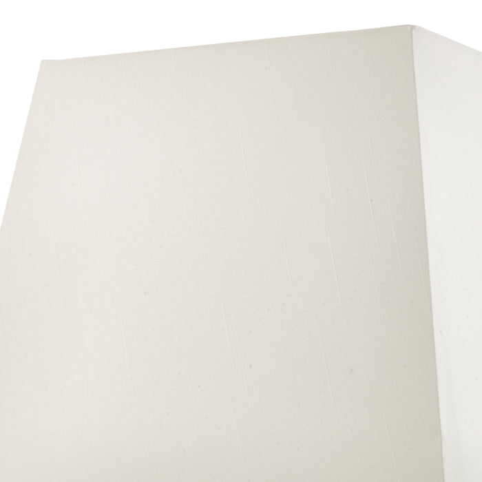 S1101 Ivory Faux Silk Tapered Square Shade 37cm