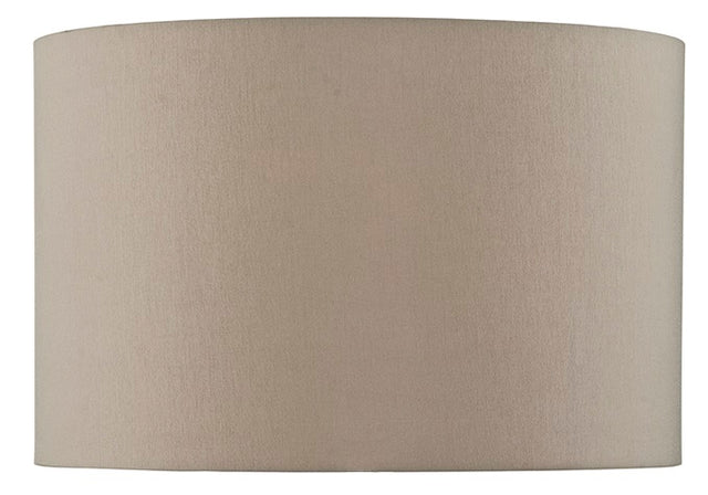 S1120 Taupe Faux Silk Drum Shade 39cm