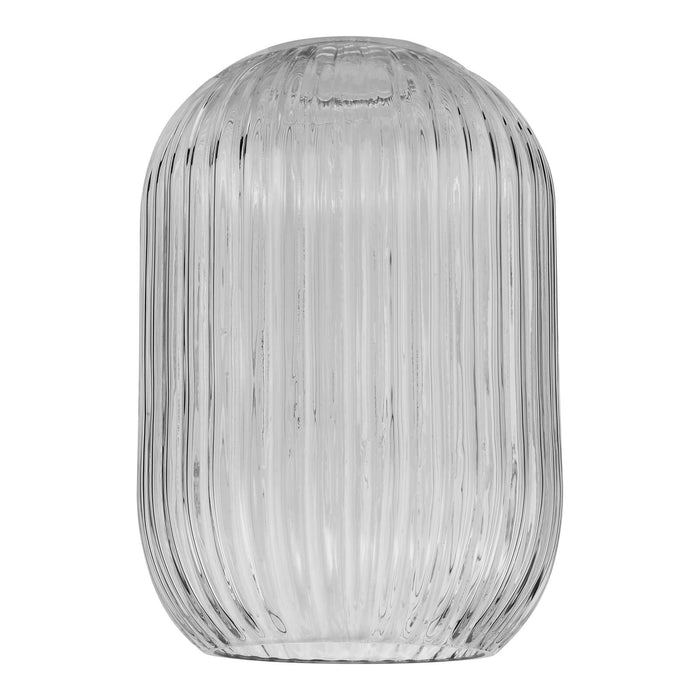 Sawyer Easy Fit Shade Smoked Ribbed Glass