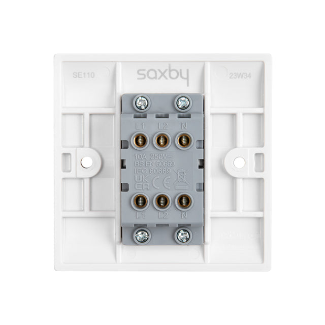 10AX 1G 3-Pole Fan Isolator Switch