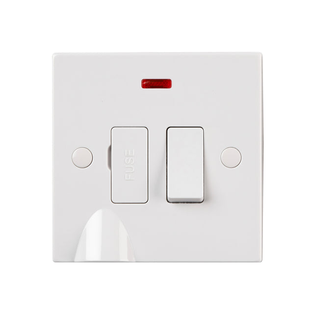 13A Switched Fused Spur Unit with Flex Outlet and Neon