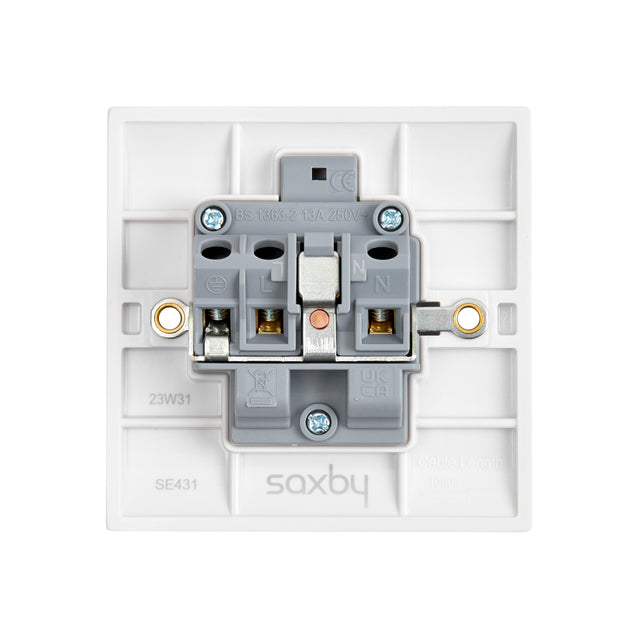 13A 1G Unswitched Socket