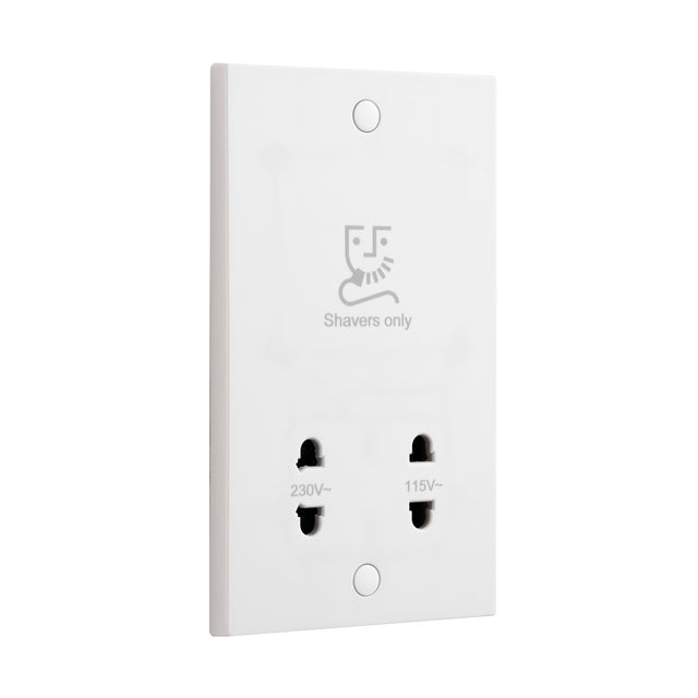 Dual Voltage Shaver Socket