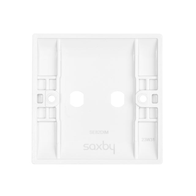 2G Dimmer Plate With Dimmer Caps