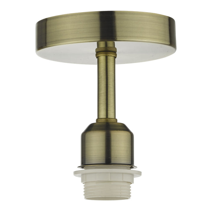 SF0175 1 Light Semi Flush Suspension Antique Brass Bracket Only