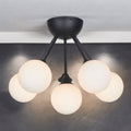 Black Finish Acqua Globe Ip44 Surface Fitting
