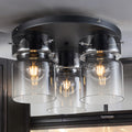 Matt Grey W/ Smoke Glass Camden Surface Fitting