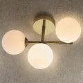 Antique Brass Mini Globes Surface Fitting