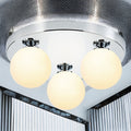Polished Chrome Mini Globes Surface Fitting
