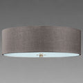 Dark Grey Colour Rouen Semi Flush Pendant