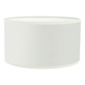 White Cotton Drum Shade