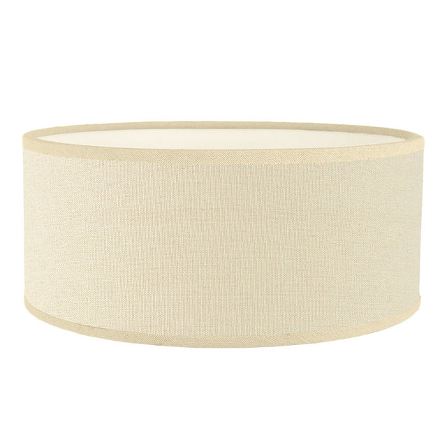 Oatmeal Cotton Drum Shade