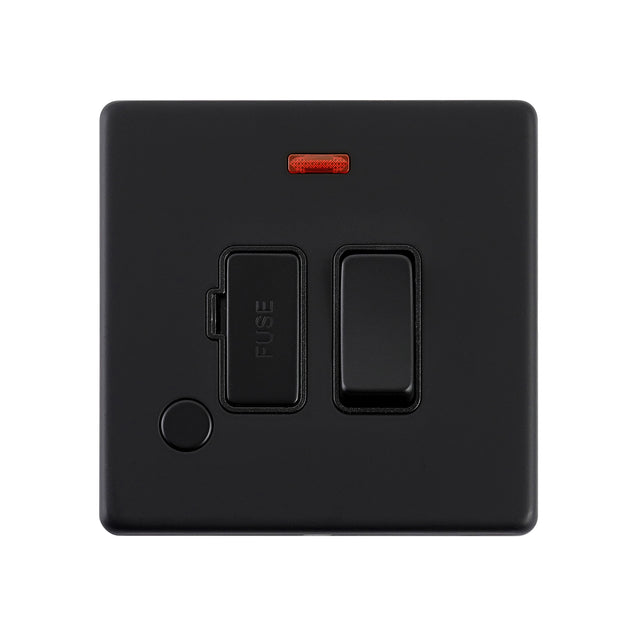 13A Switched Fused Spur Unit with Flex Outlet and Neon