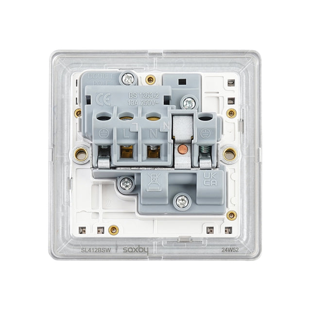 13A 1G DP Switched Socket